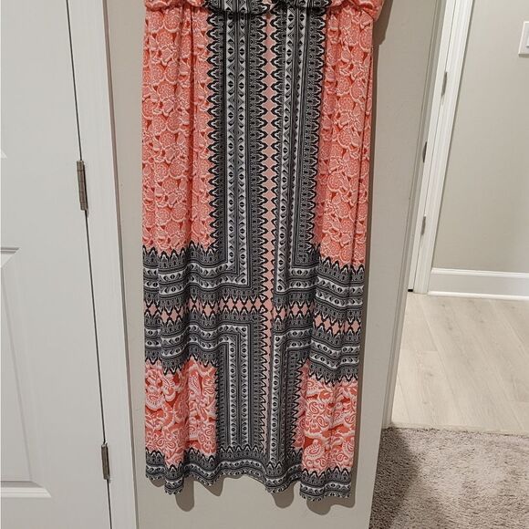 FINAL SALE🌷London Style Print maxi dress size 14 - Picture 9 of 10